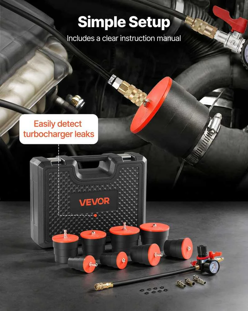 VEVOR Turbo sistemų nuotėkio testavimo rinkinys