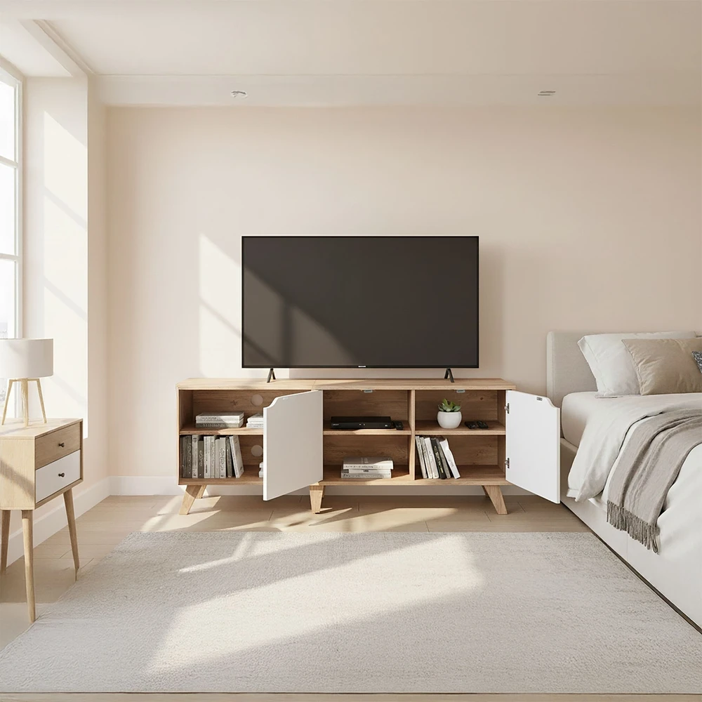 Relaxdays TV spintelė 6 skyrių