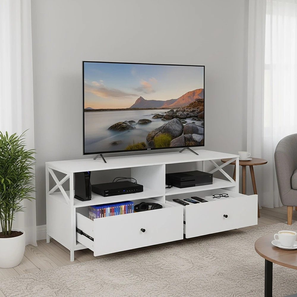 Relaxdays TV spintelė su stalčiais