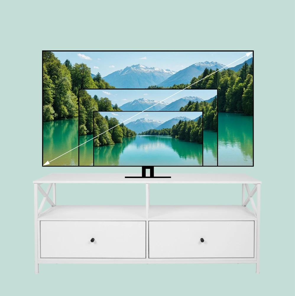Relaxdays TV spintelė su stalčiais