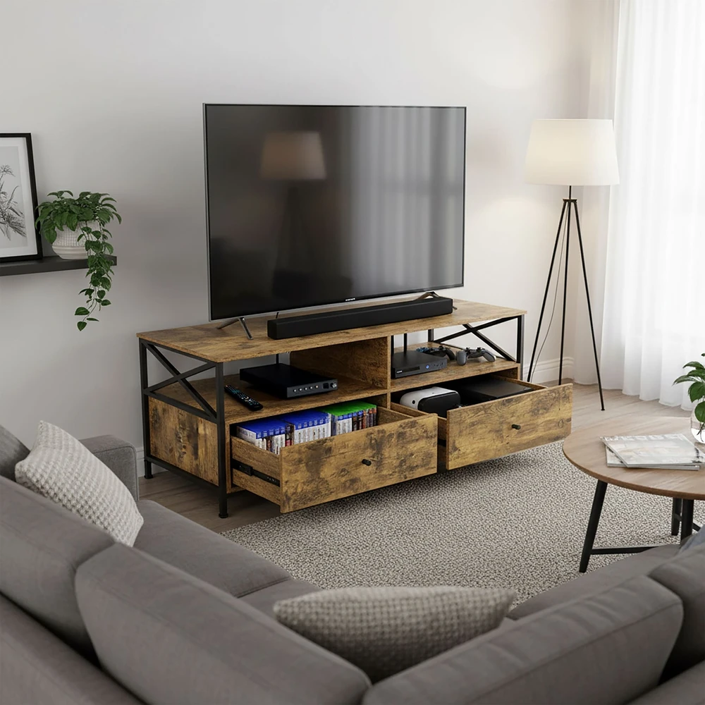 Relaxdays TV spintelė su stalčiais