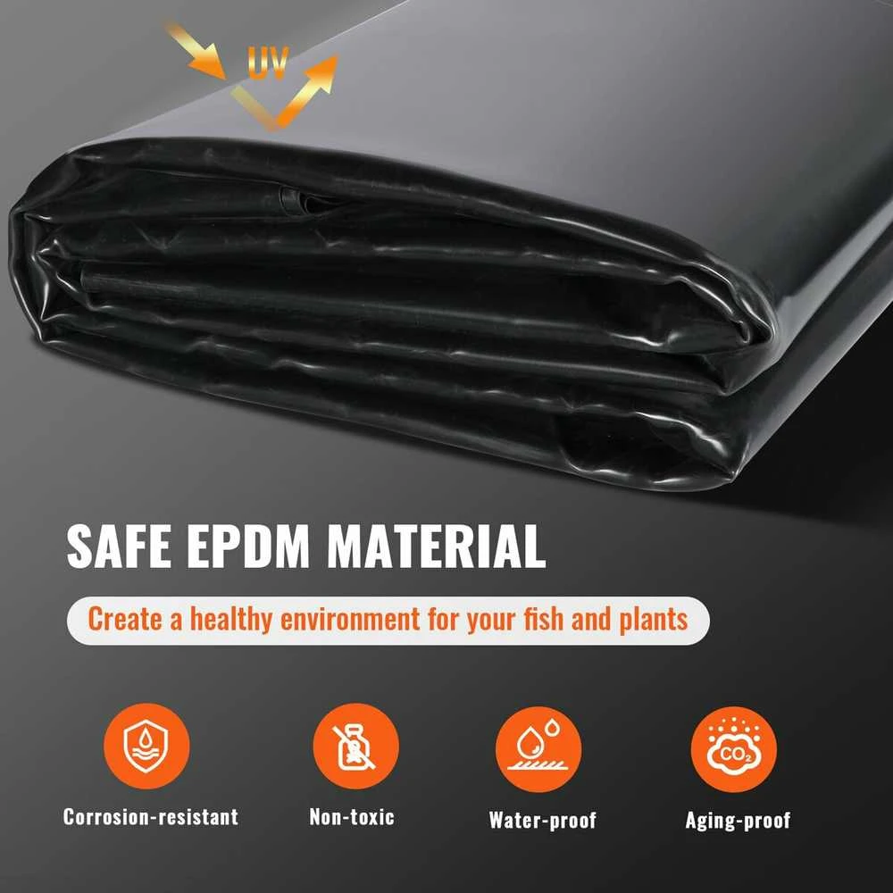 VEVOR Tvenkinio danga 3 x 4.6 m, EPDM medžiaga
