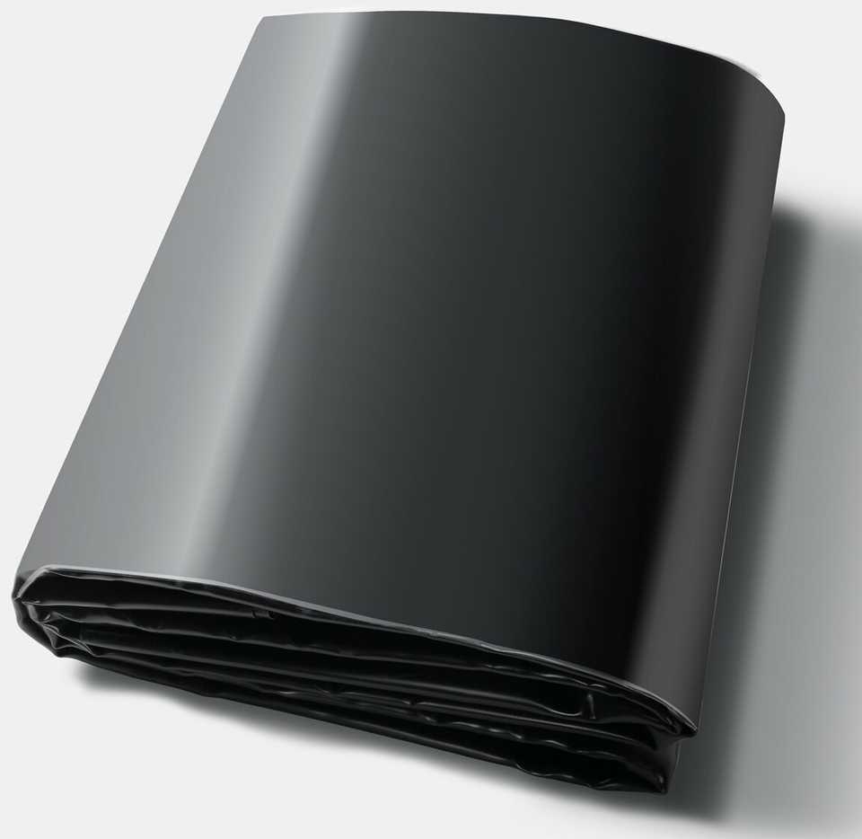 VEVOR Tvenkinių plėvelė EPDM 6 x 7.6 m juoda