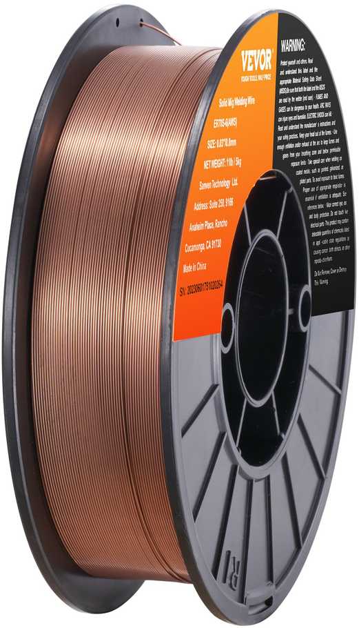 VEVOR Tvirta MIG suvirinimo viela, ER70S-6 0,8 mm, 5kg