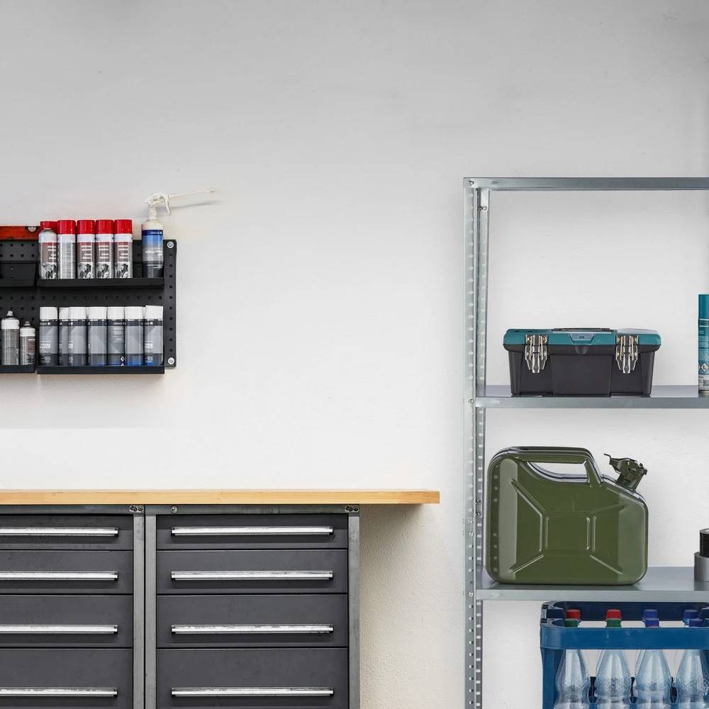 Relaxdays Tvirtos konstrukcijos lentyna su 4 lentynomis