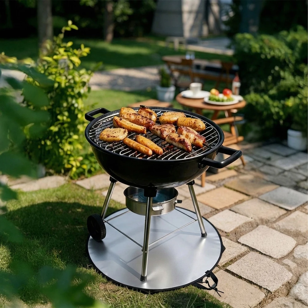 Relaxdays Ugniai atsparus kilimėlis griliams ir ugniakurams