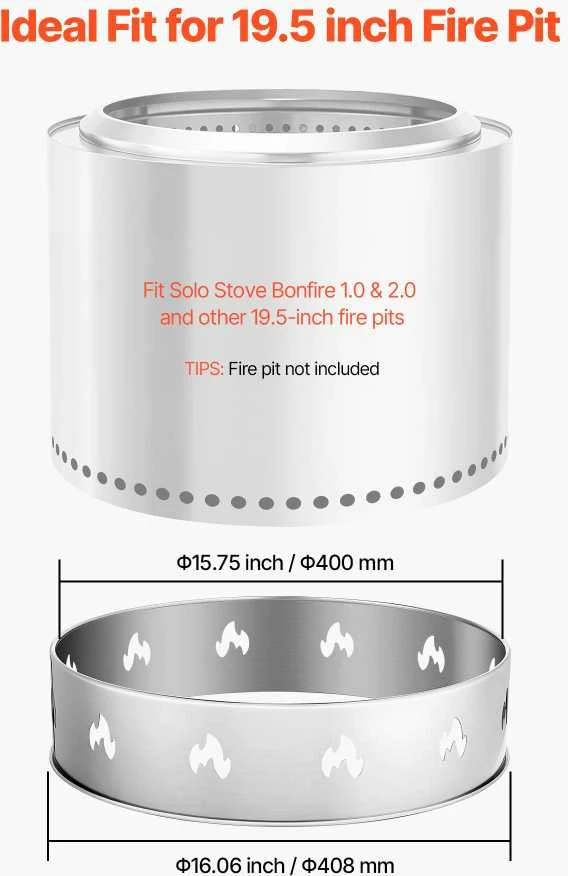 VEVOR ugniavietės stovas Solo Stove Bonfire