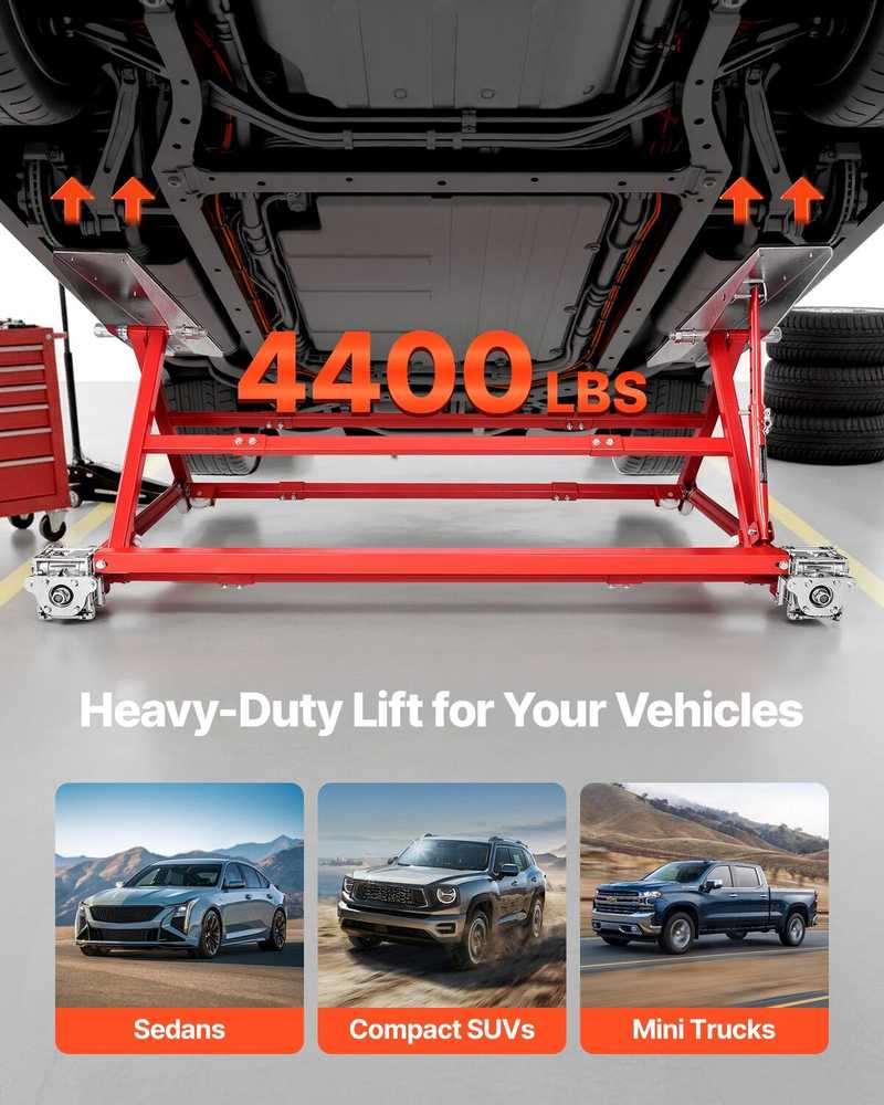 VEVOR Universalus automobilių keltuvas, 2 tonų