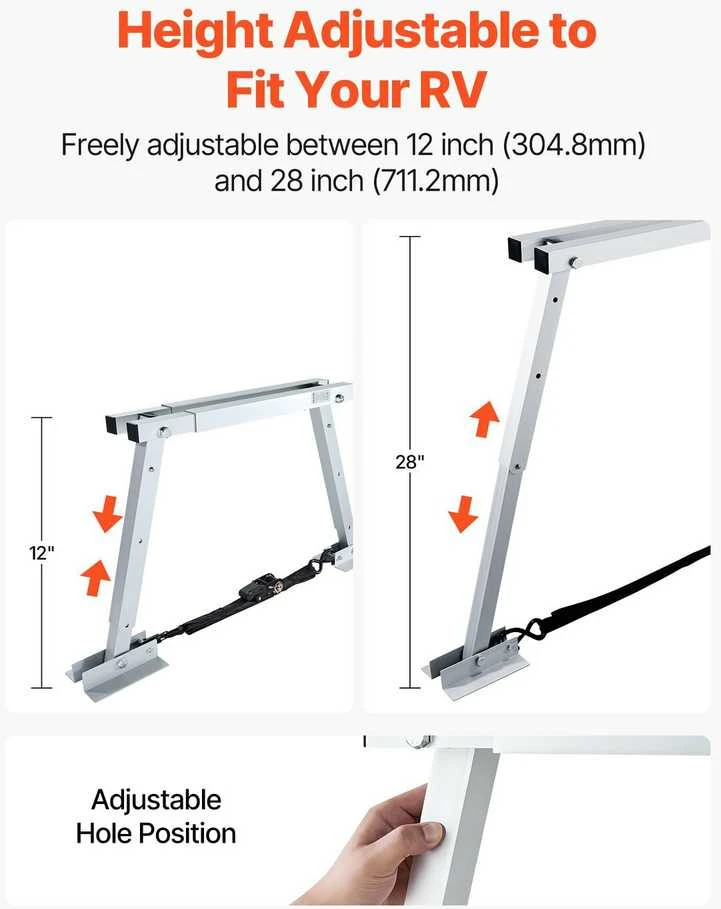 VEVOR Universalus RV stabiliatorius, reguliuojamas aukštis