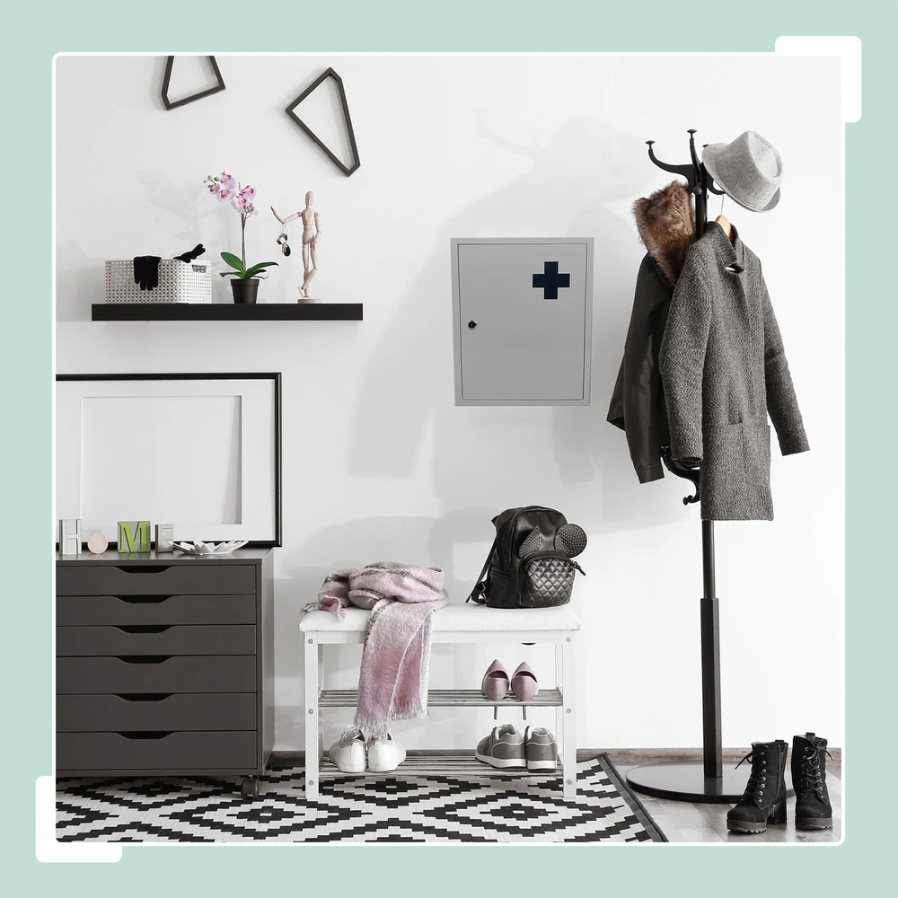 Relaxdays Užrakinama vaistinėlės spintelė