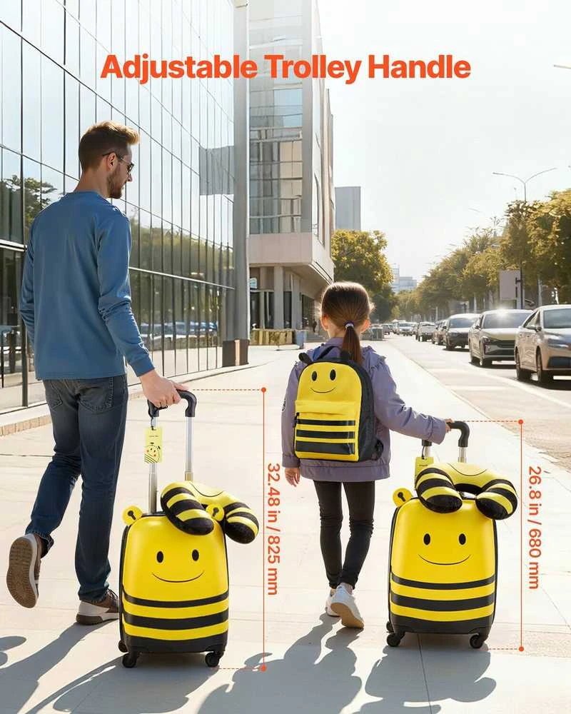 Kelioninis Vevor Vaikiška lagamino ir kuprinės rinkinys