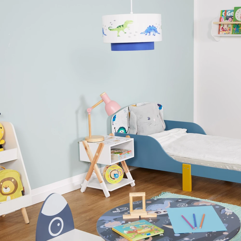 Relaxdays Vaikiška naktinė spintelė su atvira lentyna