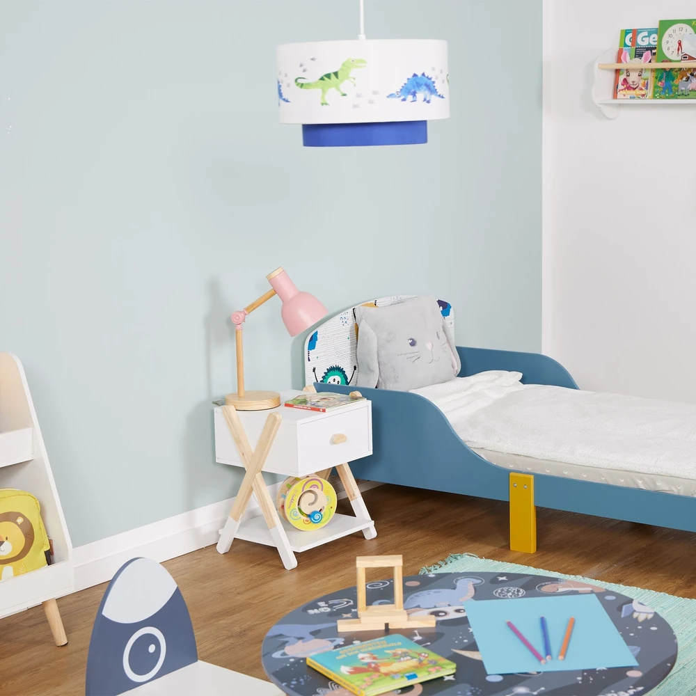 Relaxdays Vaikiška naktinė spintelė su stalčiumi