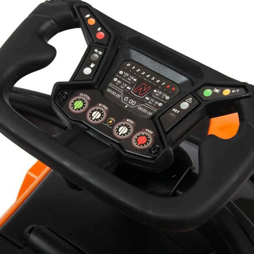 Enero vaikiška sportinė lamborghini stumdomas vežimėlis