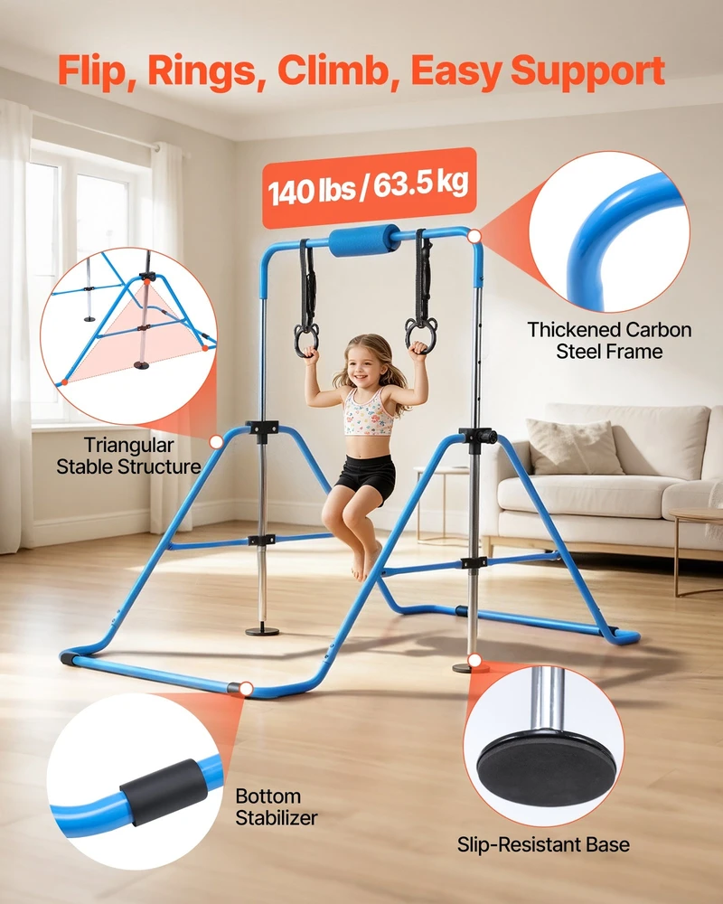 Vaikiškas gimnastikos skersinis namams