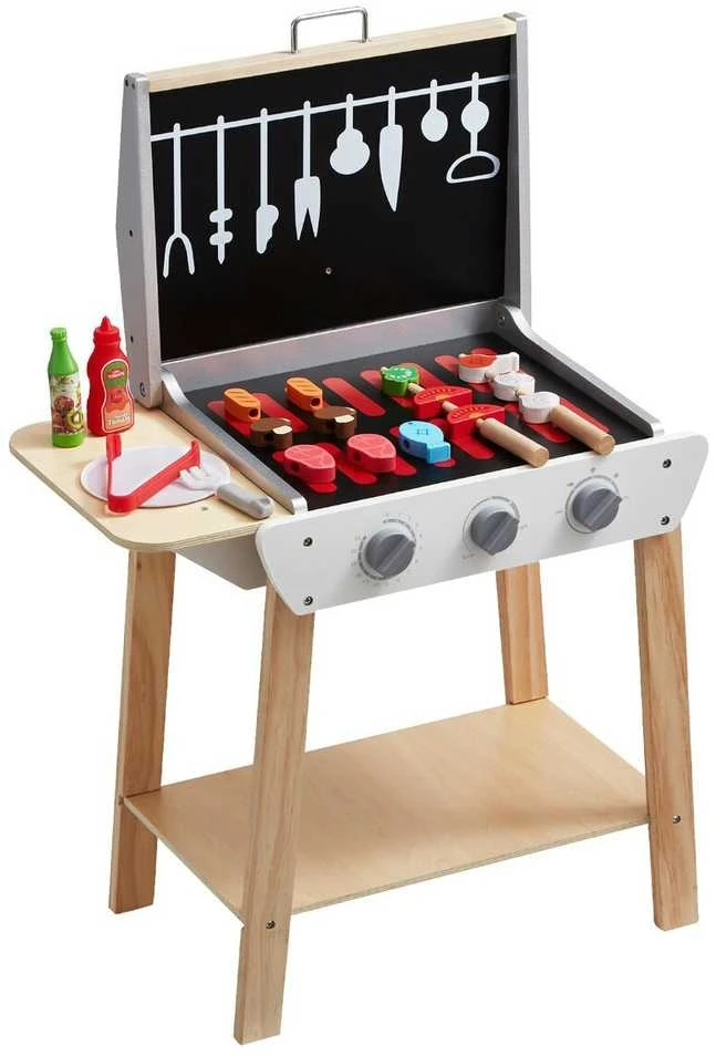 VEVOR Vaikiškas medinis BBQ grilio žaislas