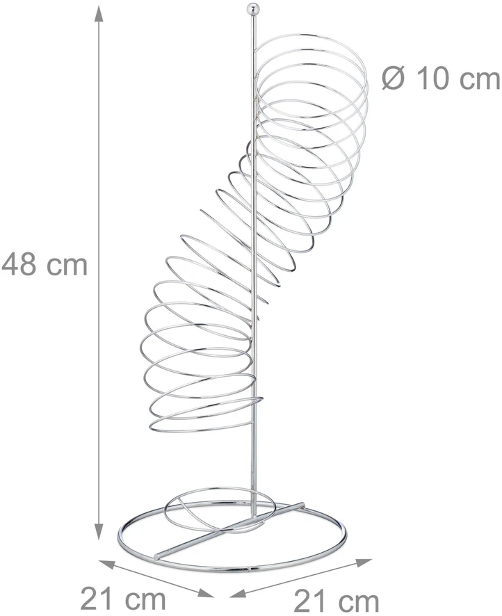 Relaxdays Vaisių laikiklis spiralinis metalinis