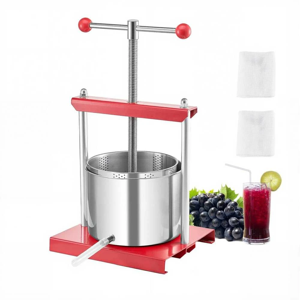 Sulčiaspaudė VEVOR Vaisių vyno spaustuvas, 1.6 Gal/6L