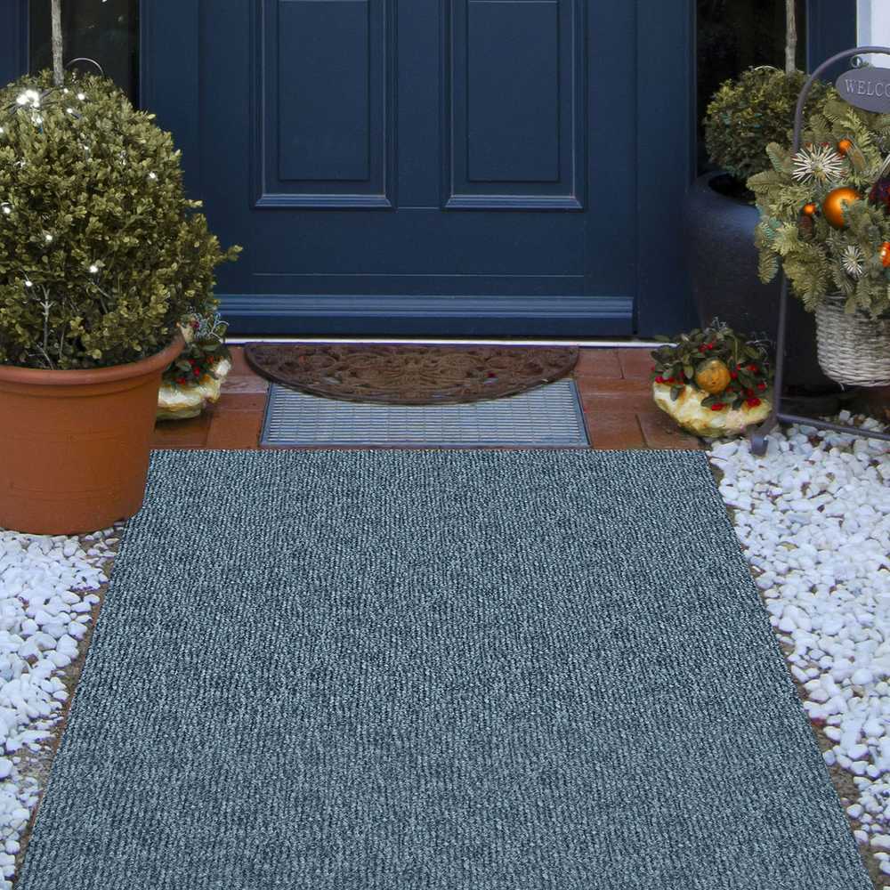 VEVOR Valties kilimas 180x1200 cm pilkas poliesterio
