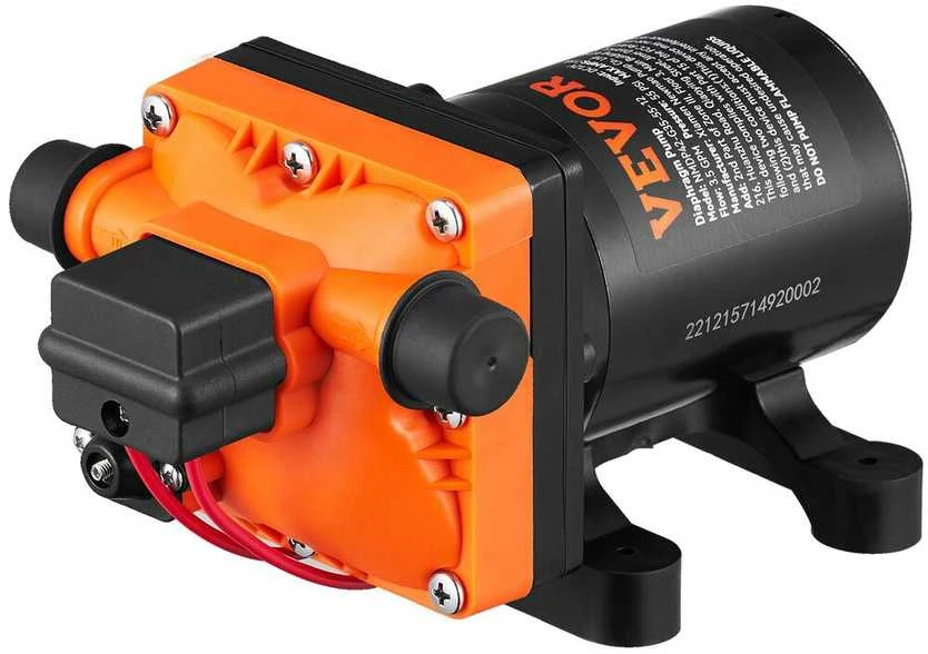 VEVOR Vandens diafragminis siurblys, 13,25 litro, 55 PSI (40-80 PSI)