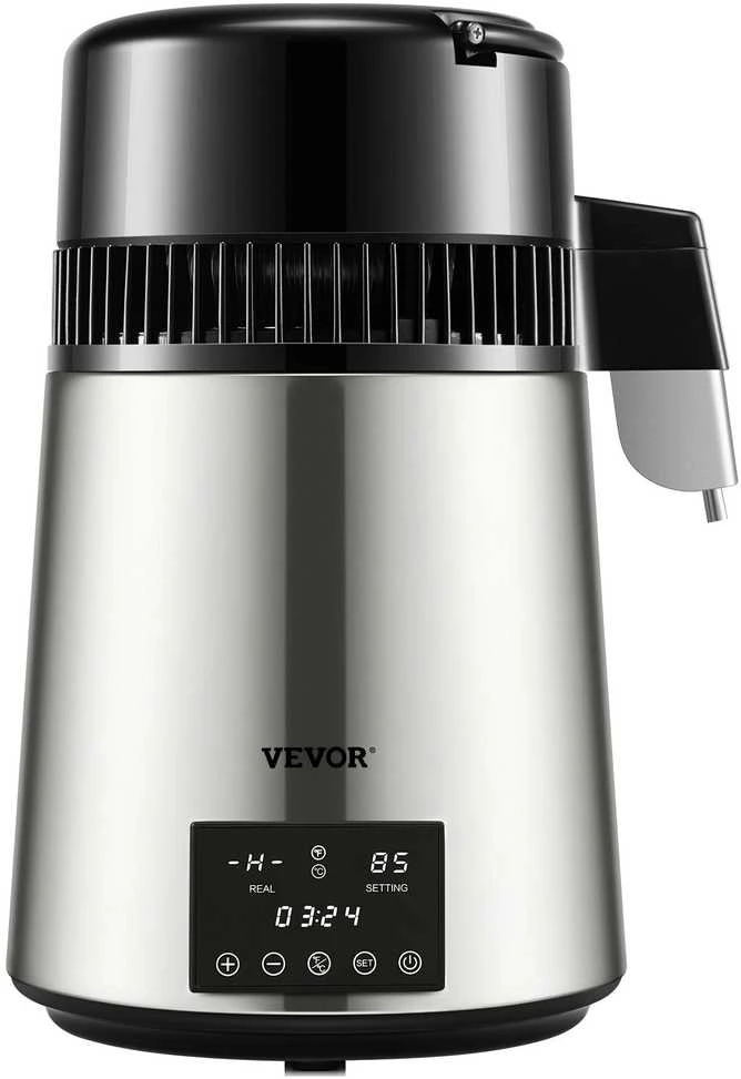 VEVOR Vandens distiliatorius VVR VD1 1 L/H Sidabrinis