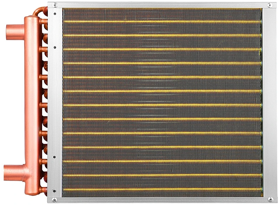VEVOR Vandens ir oro šilumokaitis 356 x 356 mm