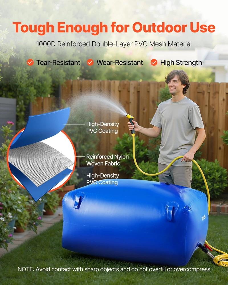 VEVOR Vandens saugojimo talpa 400L