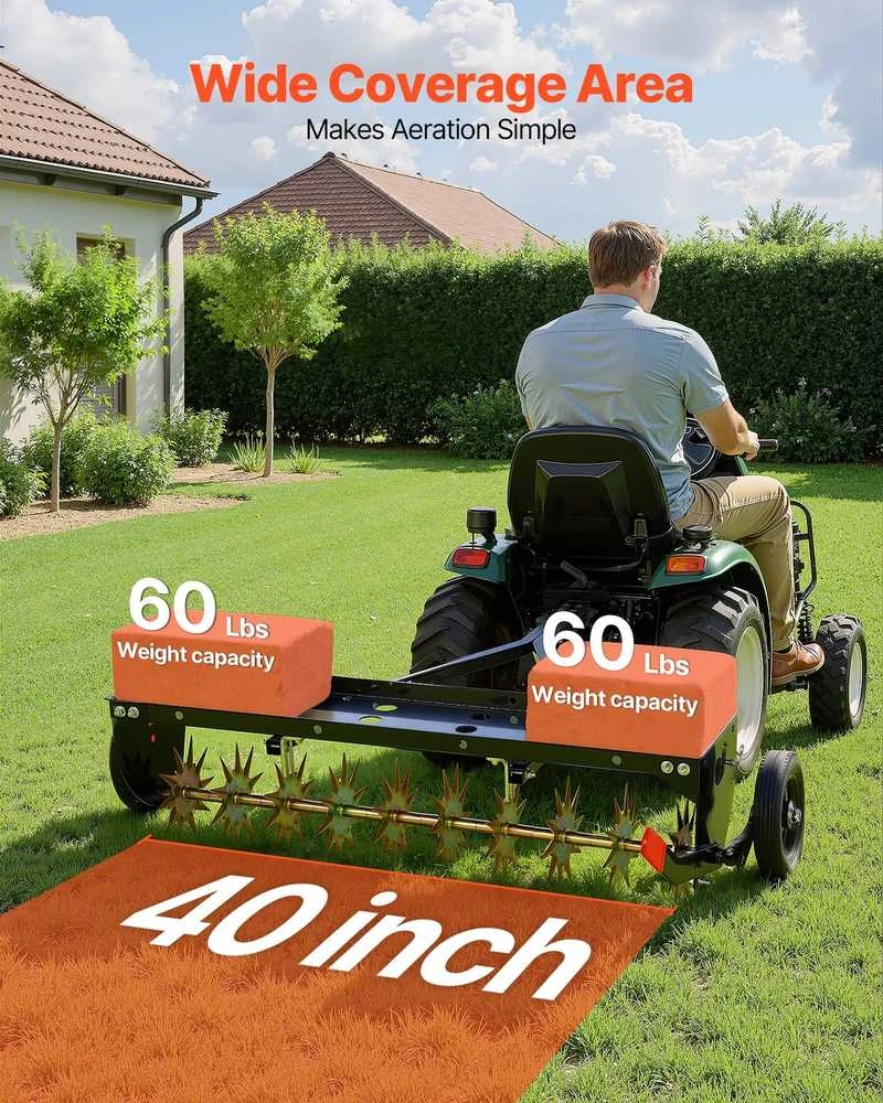 VEVOR Velkamas aeratorius su kištukais, 40 cm