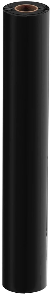 VEVOR 0,1 mm juoda polietileno plėvelė 3,05 x 30,48 m