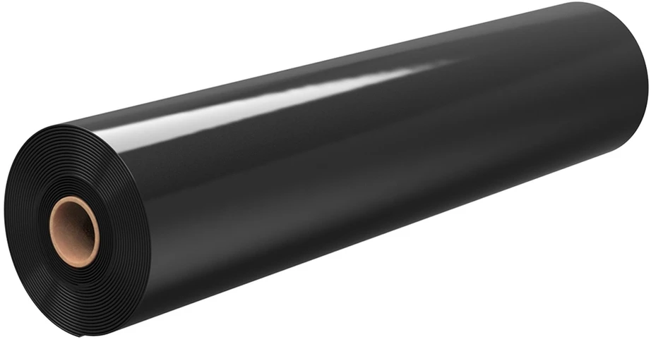 VEVOR 0,15 mm plastikinė plėvelė 6,1 x 30,48 m juoda