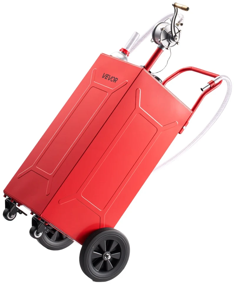 VEVOR 113,6 l degalų vežimėlis su rankine pompa
