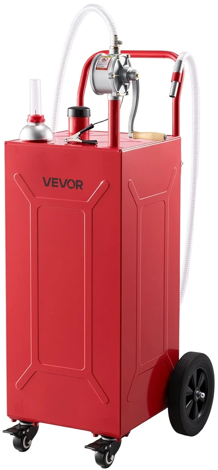 VEVOR 113,6 l degalų vežimėlis su rankine pompa