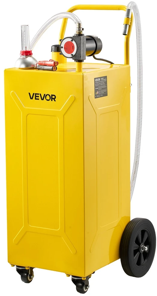 VEVOR 113,6 l dyzelino pervežimo bakas su siurbliu