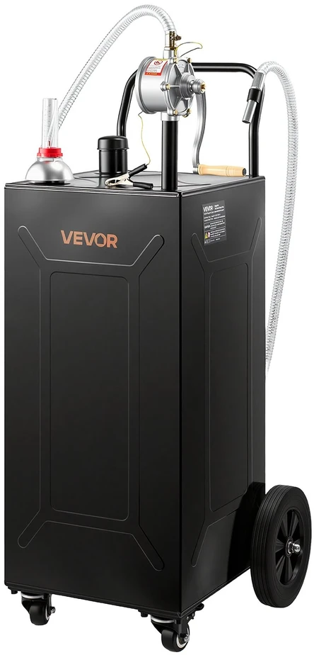 VEVOR 113,6 l kuro talpa su pompa ir ratais