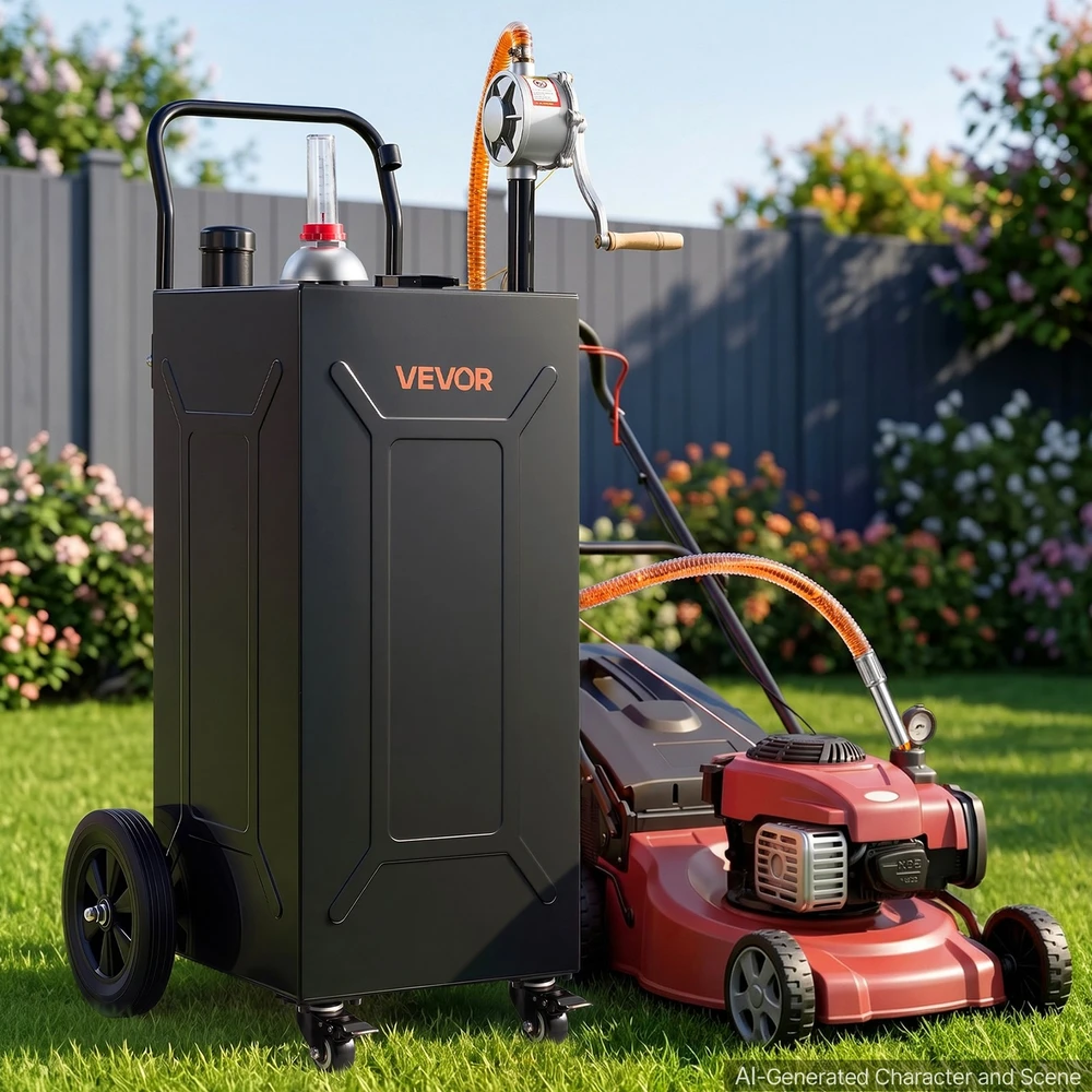 VEVOR 113,6 l kuro talpa su pompa ir ratais