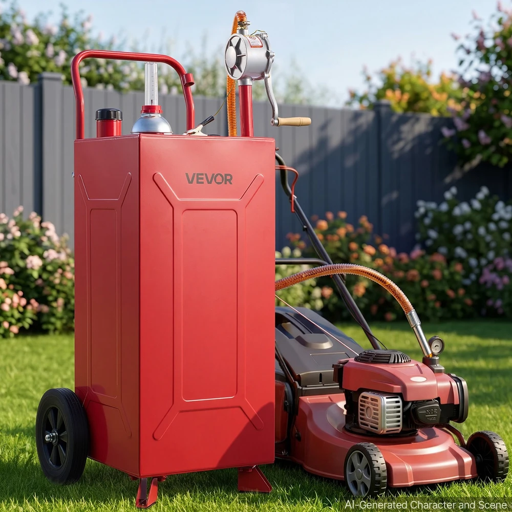 VEVOR 113,6 l kuro vežimėlis su siurbliu