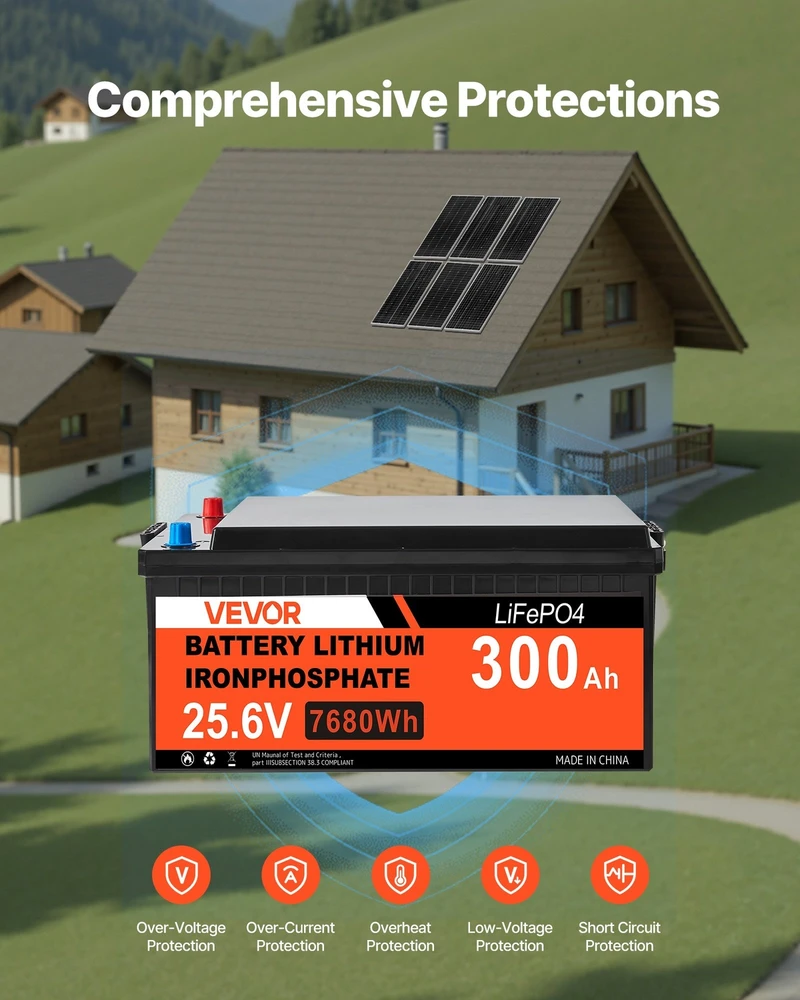 VEVOR 1200W 24V autonominė saulės energijos sistema
