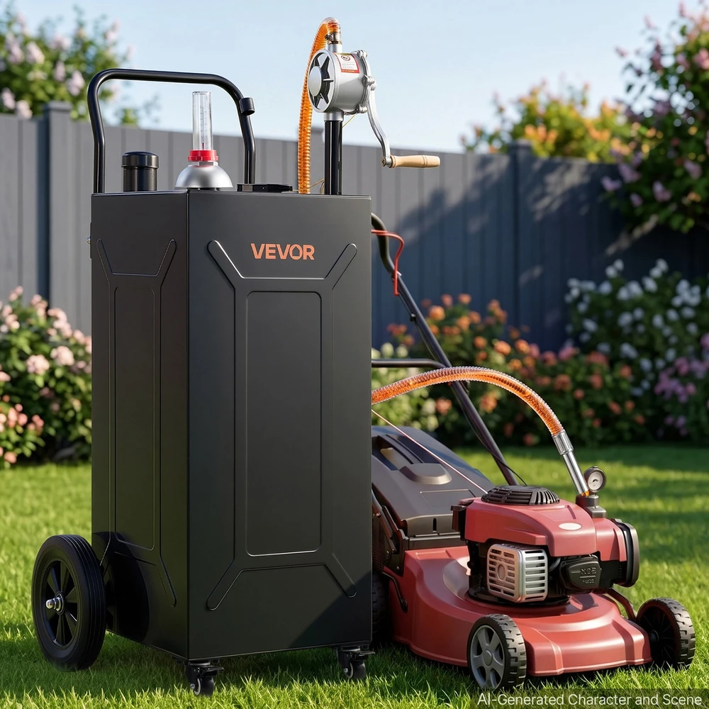 VEVOR 132,5 l kuro caddy vežimėlis