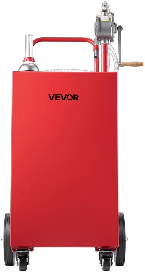 VEVOR 151,4 l degalų vežimėlis su rankine pompa