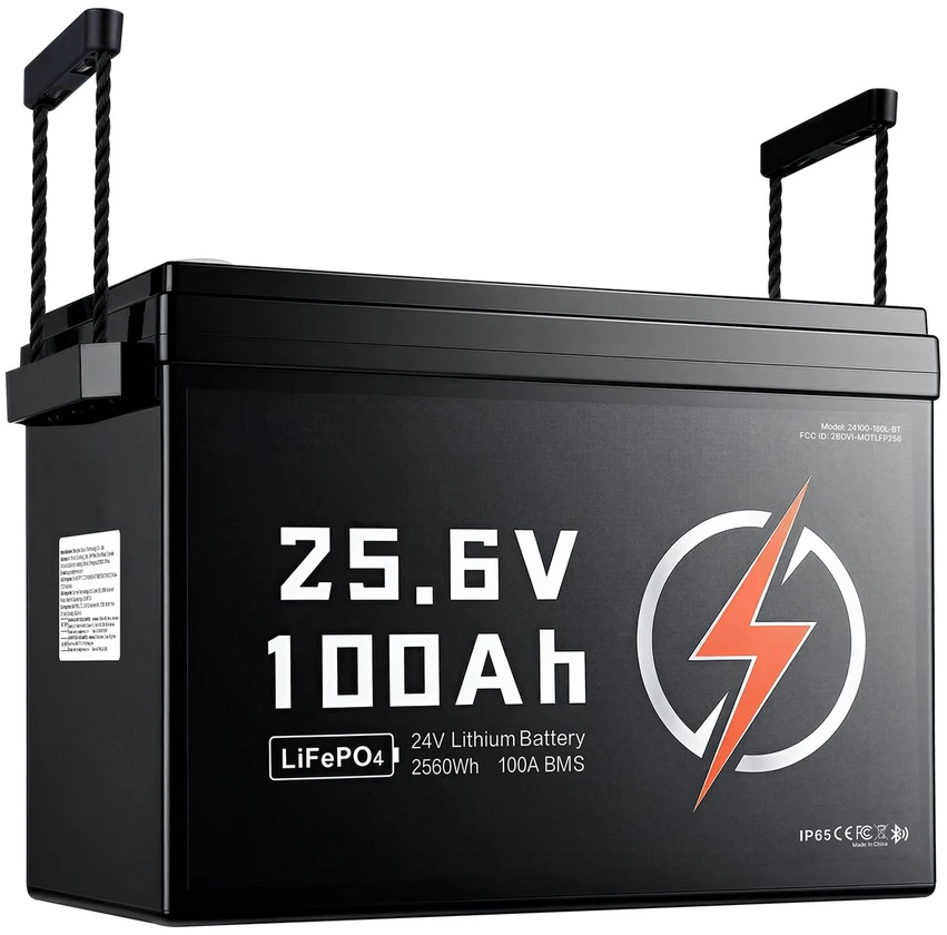 VEVOR 24V 100Ah LiFePO4 ličio akumuliatorius