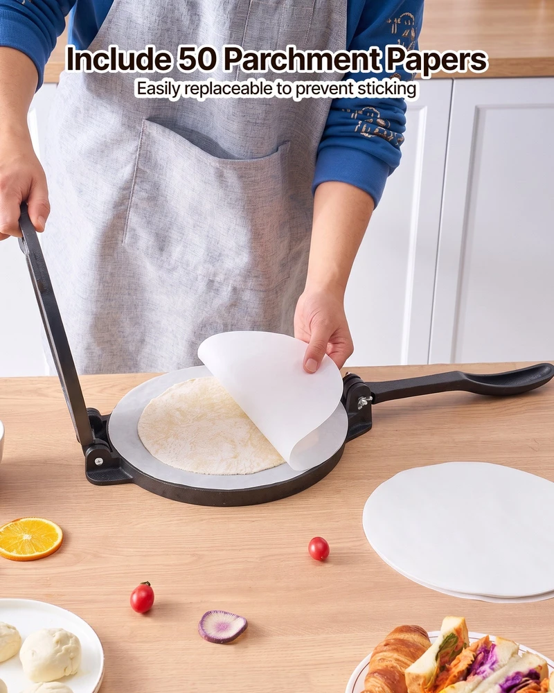 VEVOR 30 cm ketaus tortilijų presas