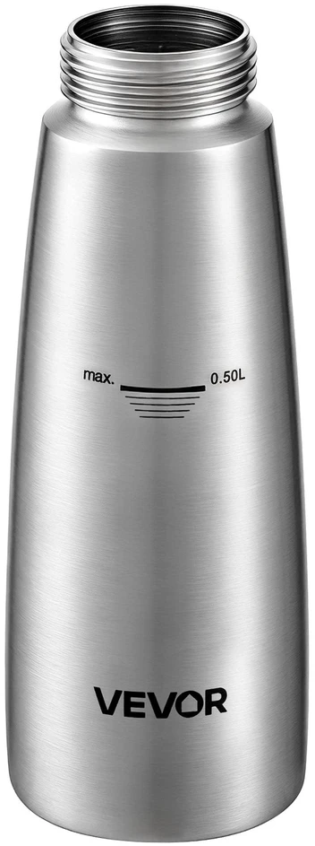 VEVOR 304 nerūdijančio plieno grietinėlės sifonas 500 ml