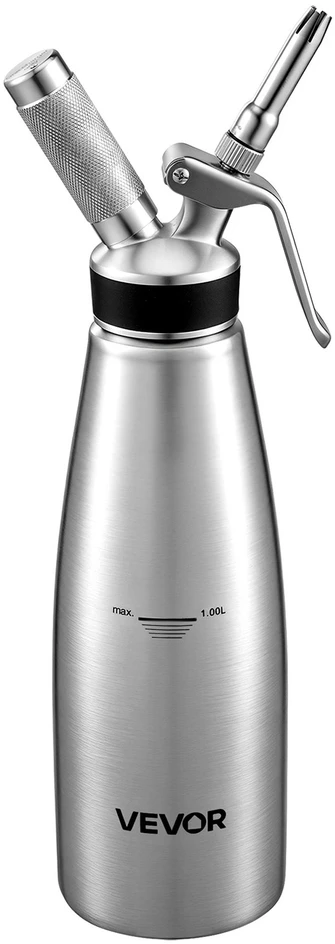 VEVOR 304 nerūdijančio plieno plakiklis grietinėlei 1000 ml