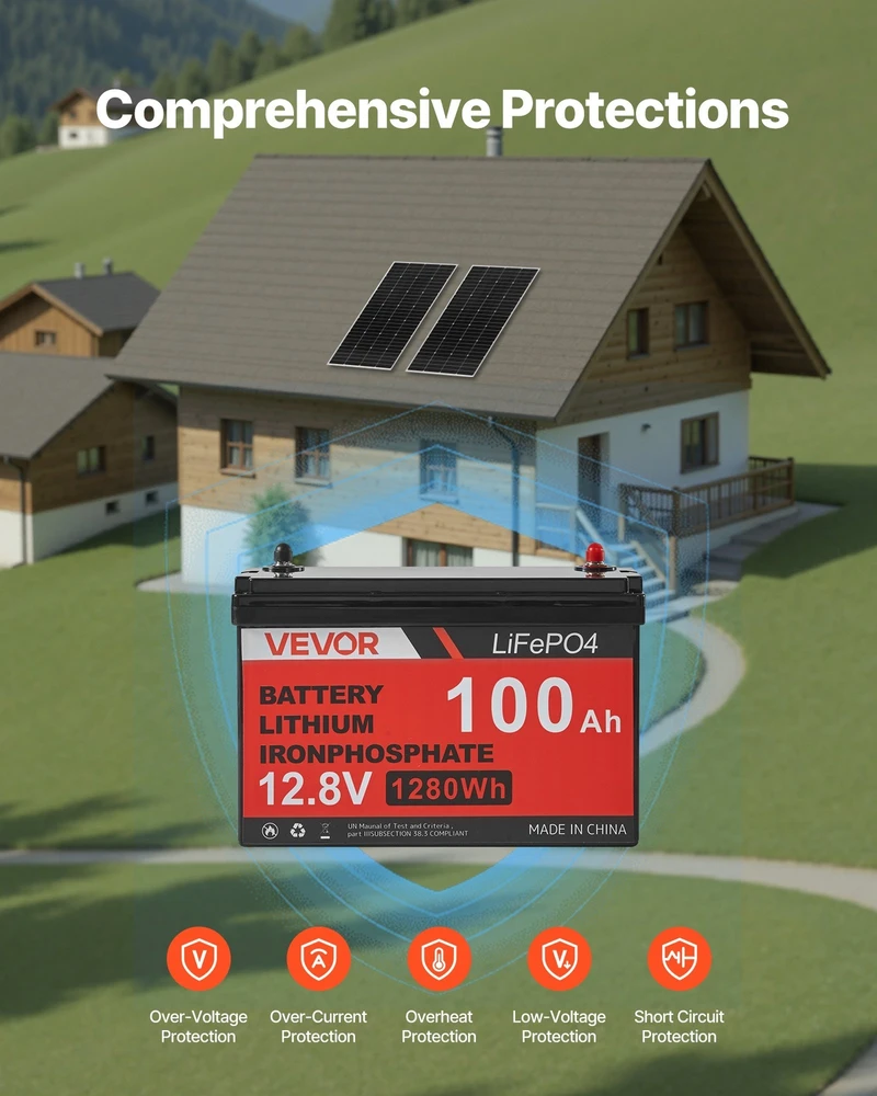 VEVOR 400W 12V saulės energijos komplektas