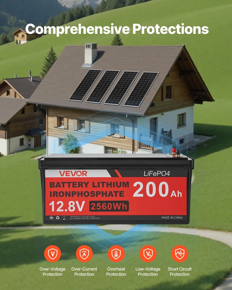 VEVOR 400W 12V saulės energijos rinkinys