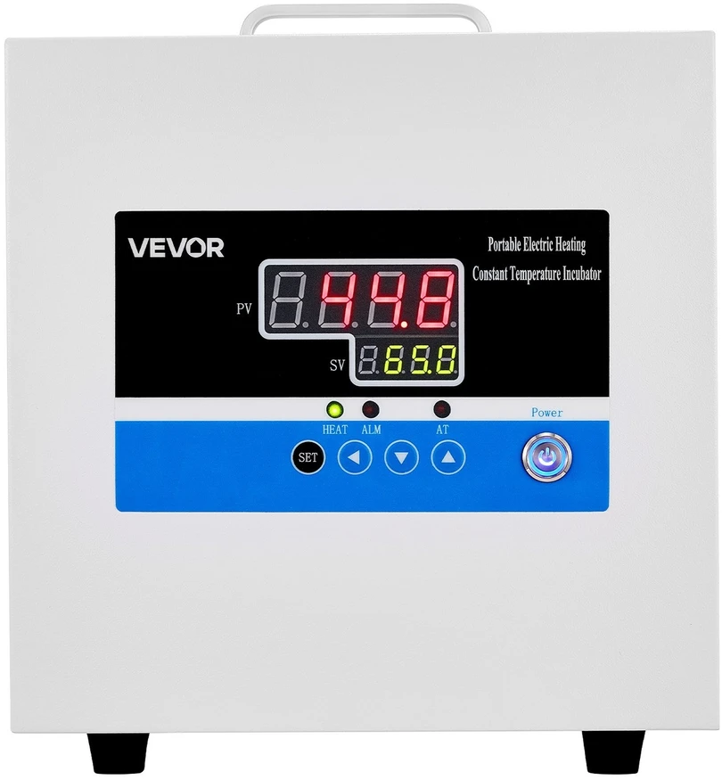 VEVOR 6 L laboratorinis inkubatorius su PID valdymu