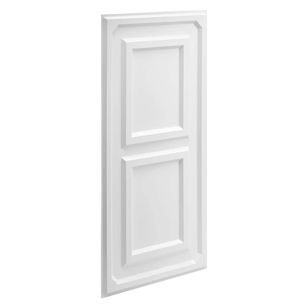 VEVOR 605x1215mm PVC lubų plokštės, 12 vnt., baltos