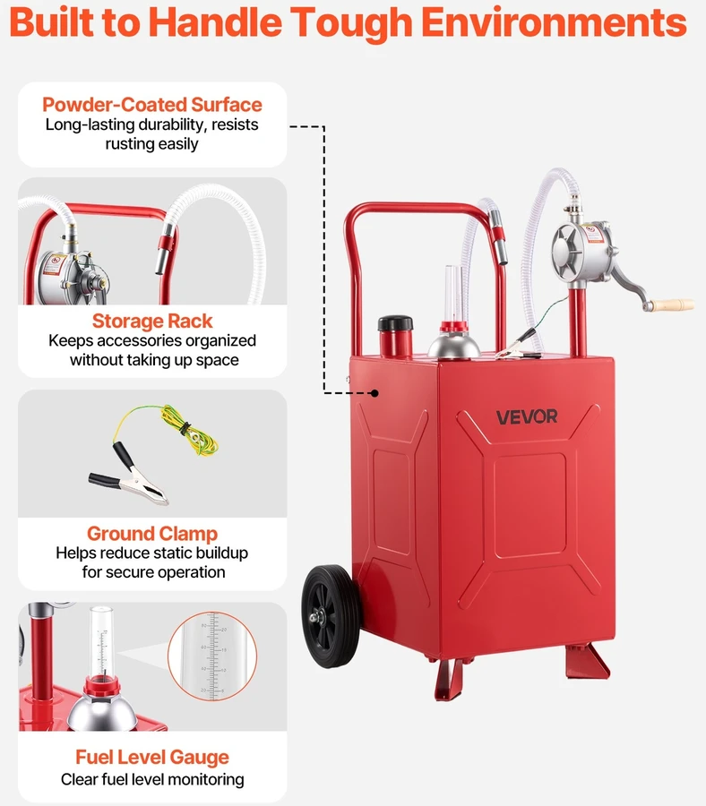 VEVOR 75,7 l kuro bakas su pompa