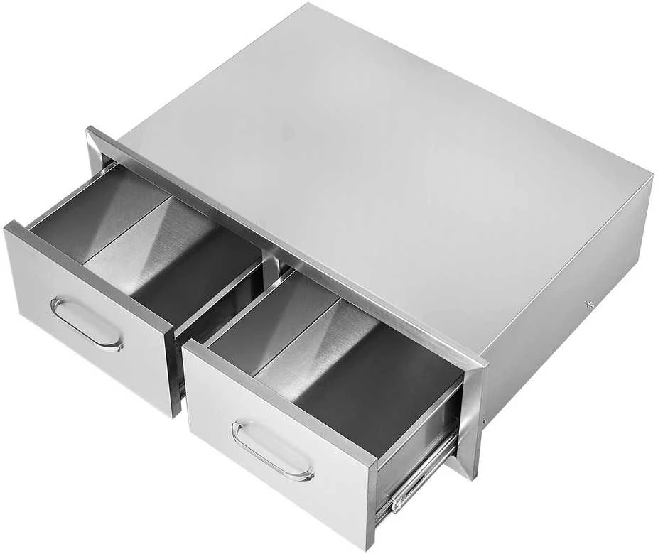 Vevor 75x25 cm BBQ stalčius su spintele