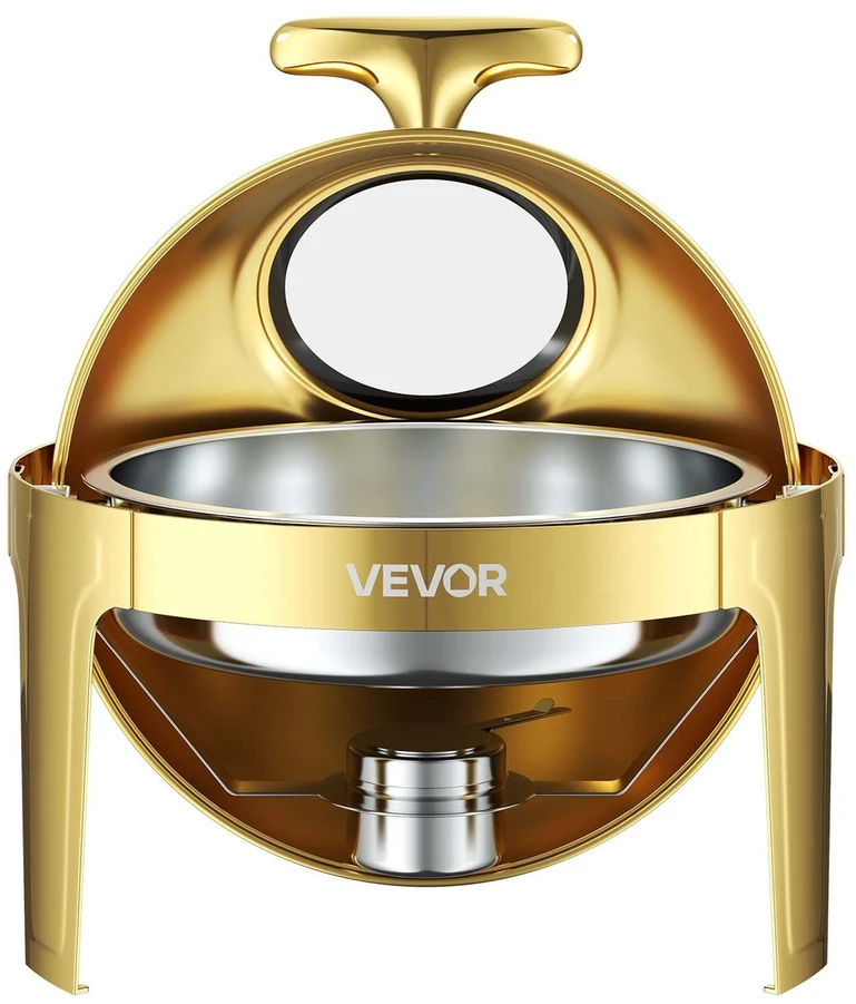 VEVOR Apvalus čefingas bufetui 5,7 l